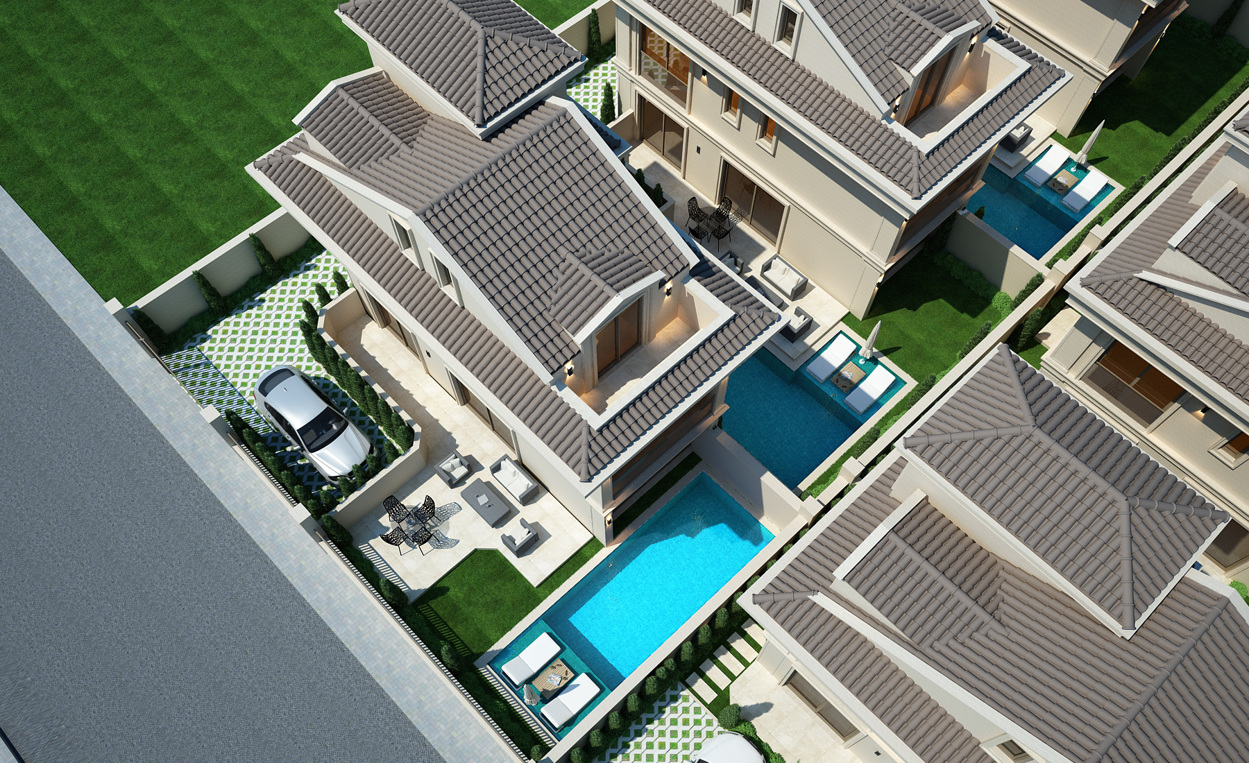 Karan İnşaat tarafından tamamlanan villa
